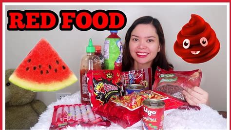 I Only Ate Red Food For 24 Hours Challenge Youtube