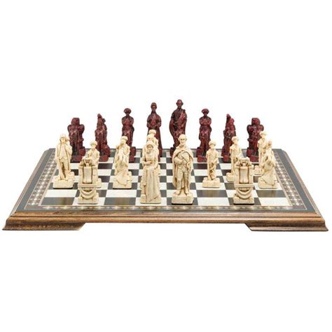 American Revolutionary War Chess Set Historically Themed