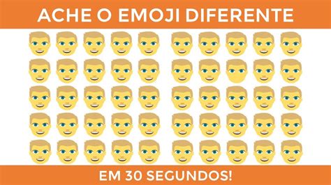 Desafio Quarentena Ache O Emoji Diferente Em Segundos Emoji