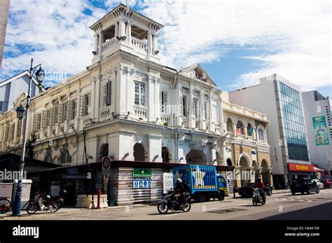 Colonial Building Georgetown Penang Malaysia Stock Photo Alamy