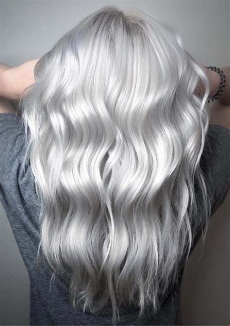 Gorgeous Silver Blonde Hair Color Shades To Get Inspired In 2018 Artofit