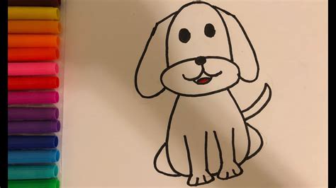 How To Draw Cute Puppy Draw A Dog Quick And Accurate Youtube