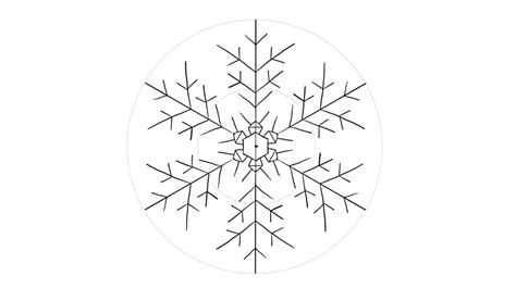 How To Draw A Snowflake