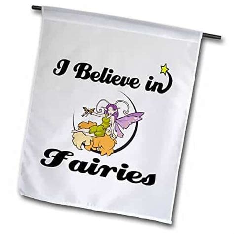 3drose Fl1051481 Garden Flag 12 By 18 Inch I Believe In Fairies