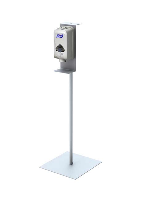 Hand Sanitizer Dispenser Stand Floor Standing Sign Holders Display Aisle