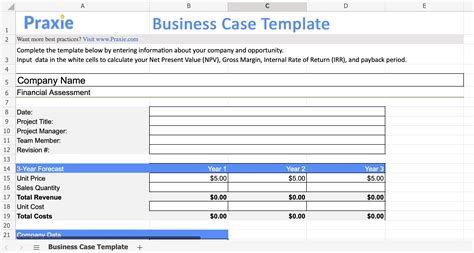 Business Case Template Innovation Software Online Tools