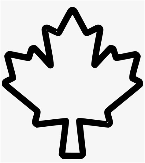 Maple Leaf Canada Tree Maple Leaf Outline Vector Transparent Png