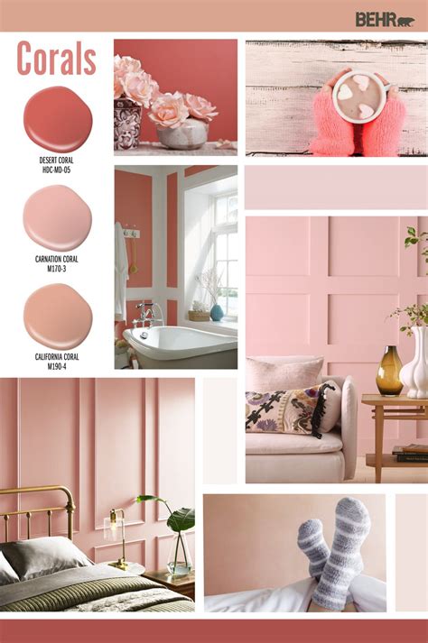 Coral Paint Color Palette Colorfully Behr