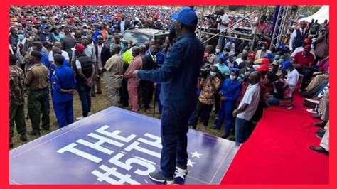 Live🔴 Thika Stadium Live Azimio La Umoja Raila Mega Rally Youtube