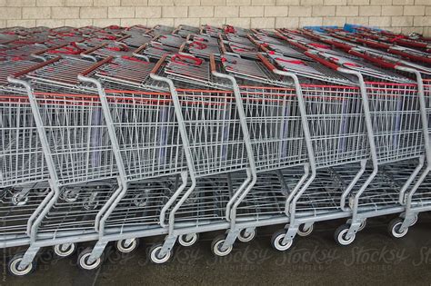 Retail Economy Carts At Retail Shopping Center By Stocksy