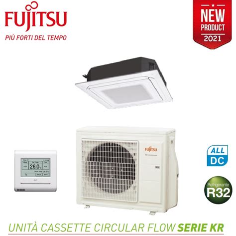 Climatizzatore Condizionatore Fujitsu Split Cassetta Kr Circular Flow