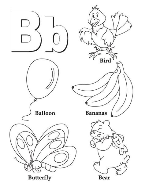 Dltk's educational activities for kids alphabet coloring pages. Letter B Coloring Pages at GetColorings.com | Free ...