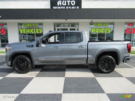 2021 Satin Steel Metallic Gmc Sierra 1500 Elevation Crew Cab 4wd