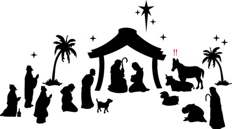 Download Transparent Nativity Scene Png Clipartkey