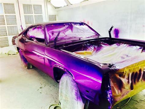 Passion Purple Pearl Car Paint And High Gloss Clear Kit Options New For