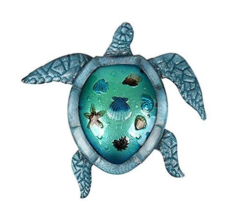 Each includes a hanging bracket for wall use, but these stunners are not limited to walls. Liffy Metal Turtle Outdoor Wall Decor Beach Hanging Art ...