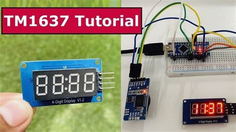 How To Use Tm1637 4 Digit 7 Segment Led Display With Arduino Arduino