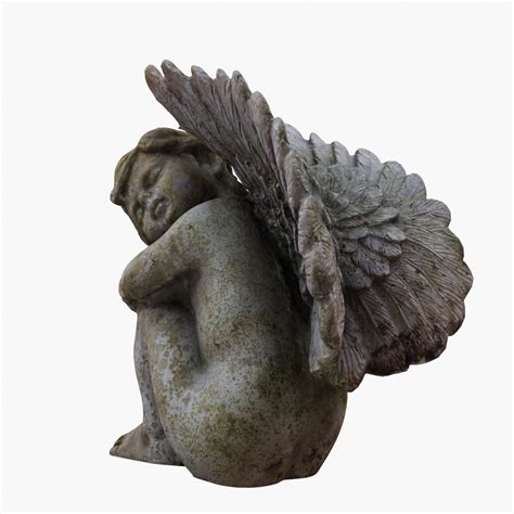 3d Model Cherub Angel Statue