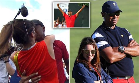 Tiger woods, right with his daughter sam alexis woods, left, and his girlfriend erica herman, centre, at the white house on may 6, 2019. Tiger Woods' girlfriend Erica Herman celebrates after ...