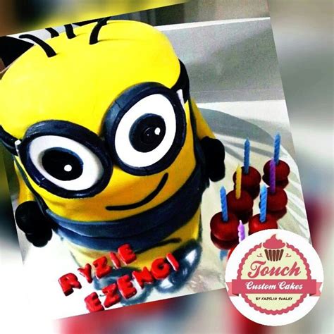 A minion cake makes a perfect celebration cake for kids any age be it a boy or girl. #minion #3d #yellow #birthday #cakes #tccakes (With images) | Singapore, Custom cakes, Minions
