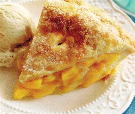 Homemade Peach Pie With Sour Cream Pastry Recipe Mama Knows