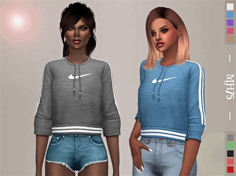Sims 4 Clothing Sets Casual Tops Casual Sims 4 Clothing