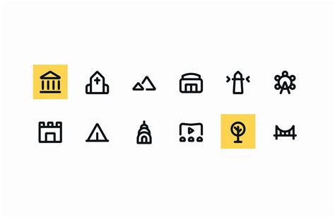 Free Places Vector Icon Pack Svg