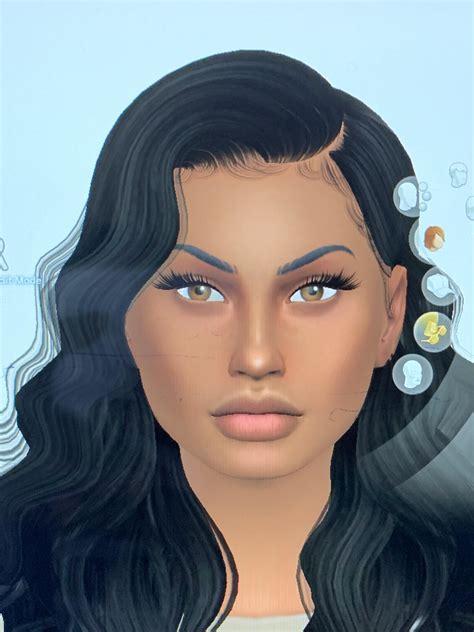 Badddiesims In 2020 Sims Hair 4 Anime Images And Photos Finder El Kit