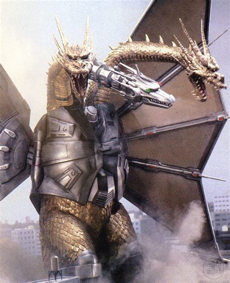 King Ghidorah Growing Out Of Mechagodzilla Godzilla Godzilla All My