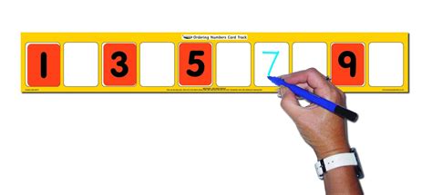 Ordering Numbers Card Track Autopress Education