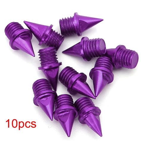10 pcs Shoes Spikes different color DIY Studs Cone Replacement Track ...