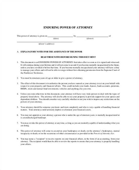 Free 31 Sample Power Of Attorney Forms In Pdf Ms Word