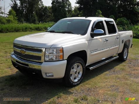 2011 Chevrolet Silverado 1500 Lt Crew Cab 4x4 In White Diamond Tricoat