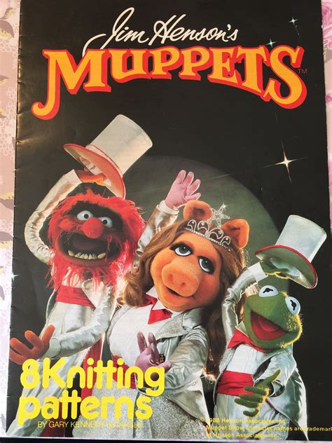 Rare Vintage 1988 Jim Hensons Muppets 8 Etsy