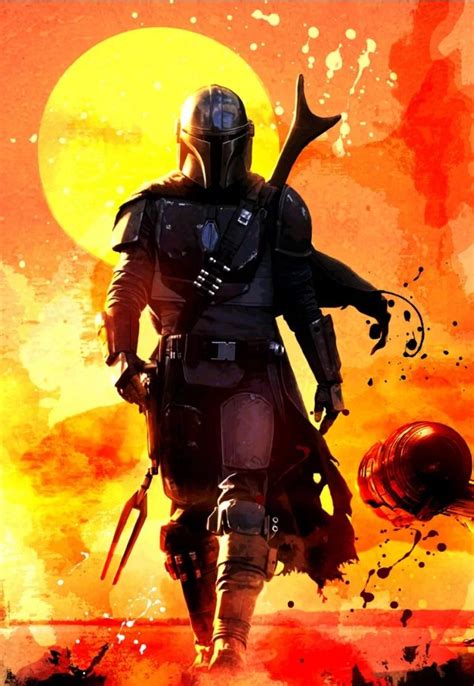 Download wallpaper the mandalorian, tv series images. The Mandalorian Abstract in 2020 | Mandalorian, Star wars ...