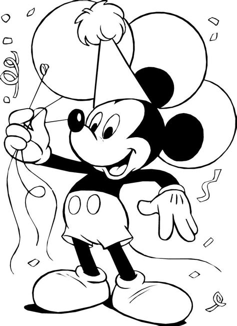 Coloring is a positive activity for child development. Mickey Mouse Coloring Pages - GetColoringPages.com