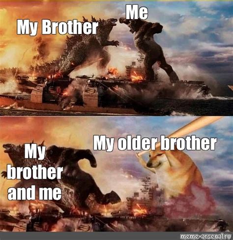Сomics Meme Me My Brother My Older Brother My Brother And Me