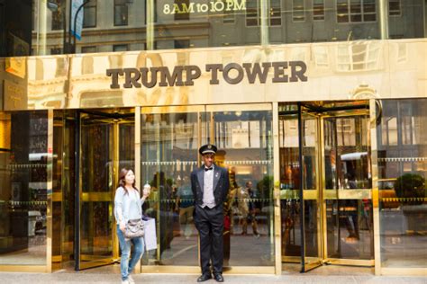 Trump Tower Entrance Fifth Avenue Manhattan Stock Photo Download