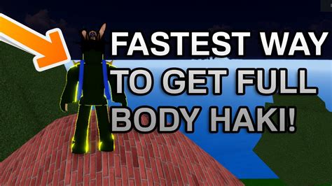 Fastest Way To Get Full Body Haki In Blox Fruits 2 Methods Youtube