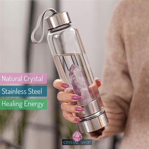 Healing Crystal Water Bottle Crystal Infused Water Bottle Seller