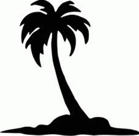 Download High Quality Palm Tree Clipart Silhouette Transparent Png