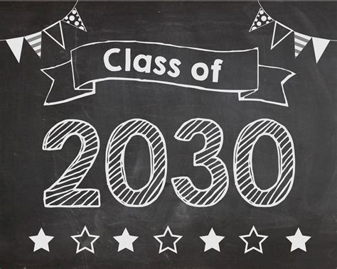 Class Of 2030 Sign School Signs Words Of Wisdom Words