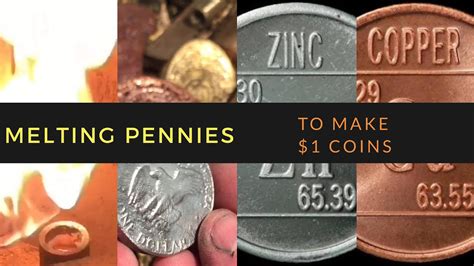 How To Turn Pennies Into Dollars Penny Melting Coin Casting