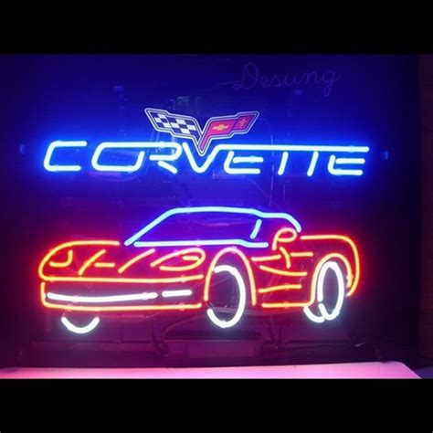 Corvette Car Auto Neon Sign