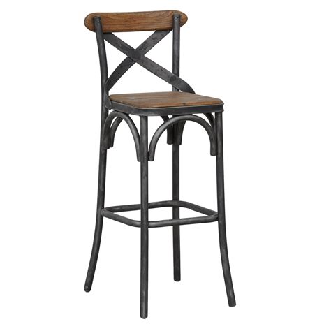 Bentley 30 Inch Bar Stool By Kosas Home Rustic Counter Stools Wood