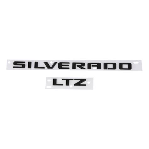 Oem New Body Side Silverado Ltz Emblem Nameplate Black Chevrolet