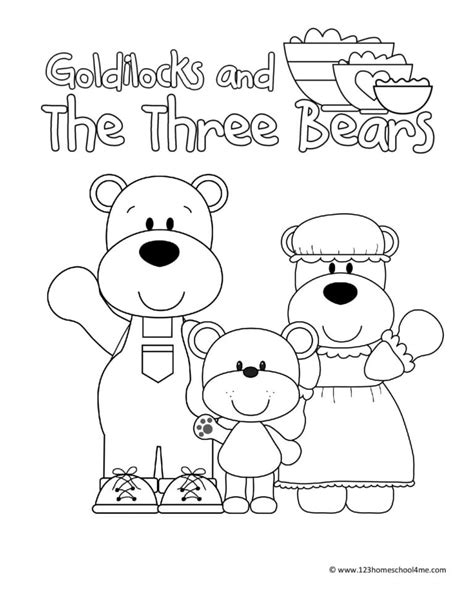 Goldilocks And The Three Bears Free Printables Printable Templates