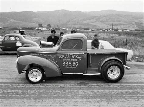 1941 Willys Pickup Gasser Willys Race Cars Antique Cars