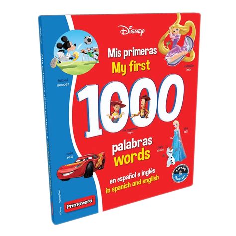 Diccionario Mis Primeras 1000 Palabras Inglesespañol Disney Primavera
