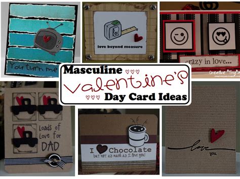 I did make a card to be ready for it, back when i was at the craft day here. Creative "Try"als: Masculine Valentine's Day Card Ideas